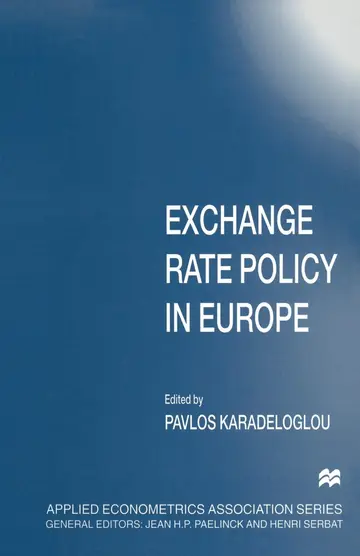 Cover of Exchange Rate Policy in Europe