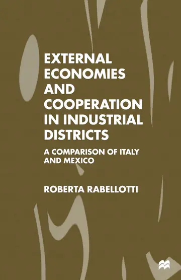 Cover of External Economies and Cooperation in Industrial Districts