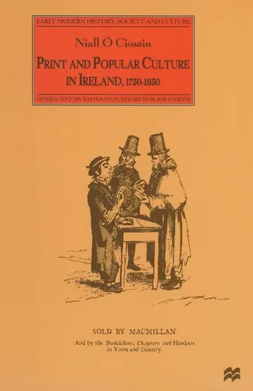 Cover of Print and Popular Culture in Ireland, 1750 1850