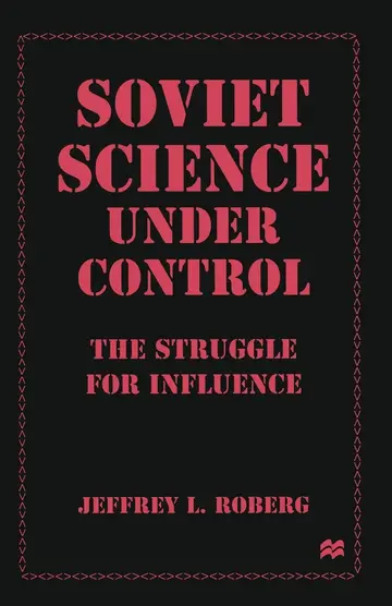 Cover of Soviet Science Under Control