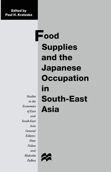 Cover of Food Supplies and the Japanese Occupation in South-east Asia