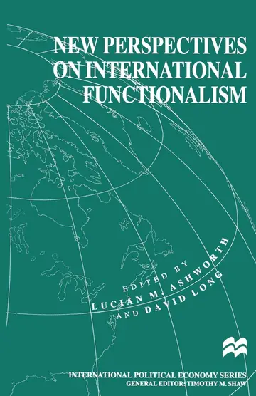Cover of New Perspectives on International Functionalism