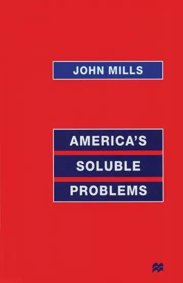 Cover of America's Soluble Problems