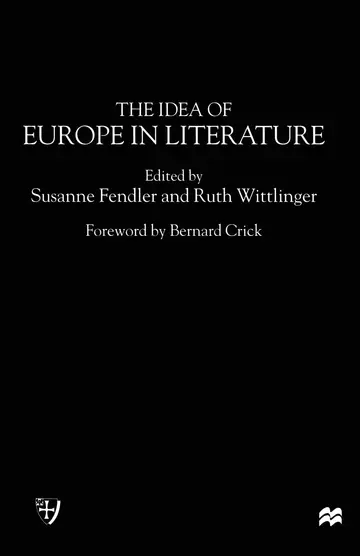 Cover of The Idea of Europe in Literature