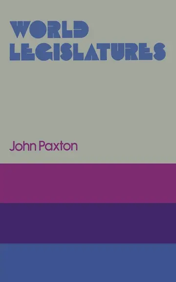 Cover of World Legislatures