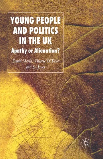 Cover of Young People and Politics in the UK
