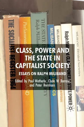Cover of Class, Power and the State in Capitalist Society