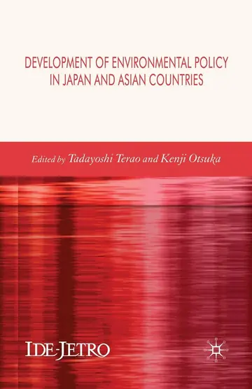 Cover of Development of Environmental Policy in Japan and Asian Countries