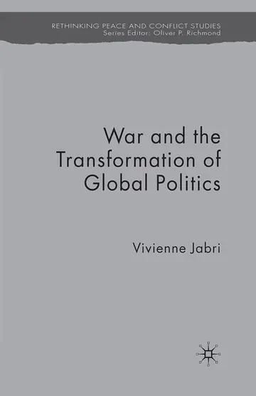 Cover of War and the Transformation of Global Politics