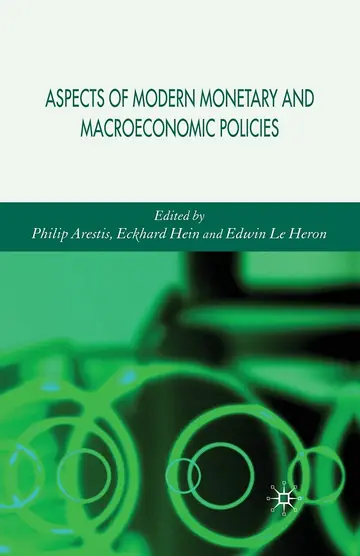 Cover of Aspects of Modern Monetary and Macroeconomic Policies