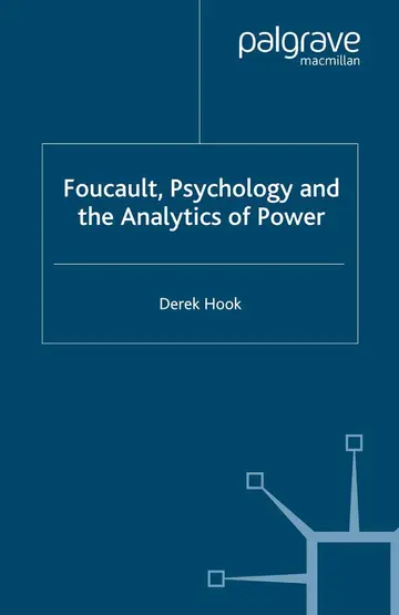 Cover of Foucault, Psychology and the Analytics of Power