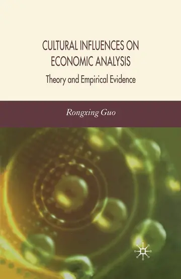 Cover of Cultural Influences on Economic Analysis