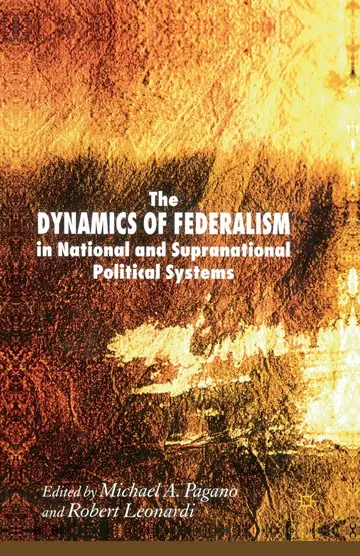 Cover of The Dynamics of Federalism in National and Supranational Political Systems