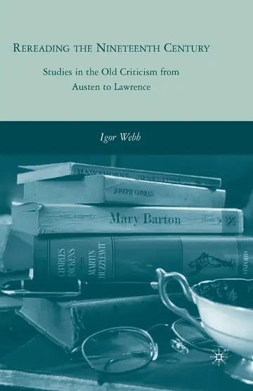 Cover of Rereading the Nineteenth Century