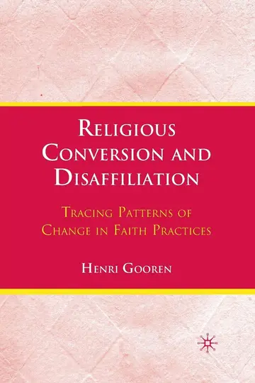 Cover of Religious Conversion and Disaffiliation