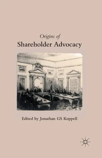 Cover of Origins of Shareholder Advocacy