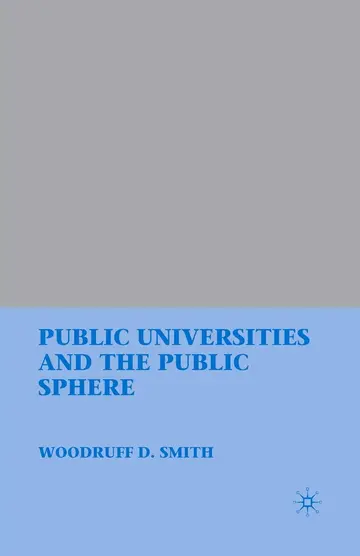 Cover of Public Universities and the Public Sphere