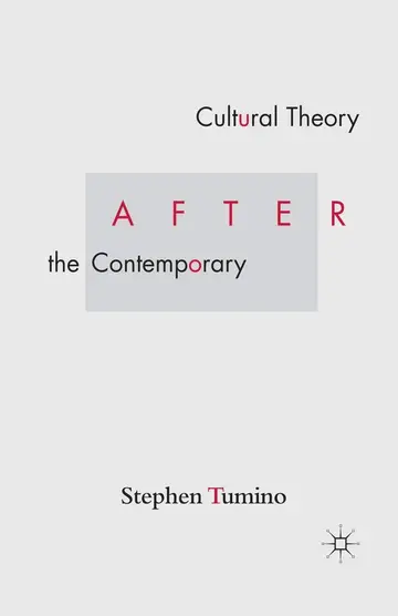 Cover of Cultural Theory After the Contemporary