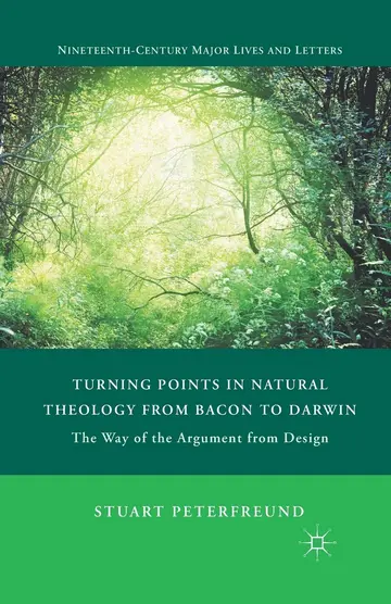 Cover of Turning Points in Natural Theology from Bacon to Darwin