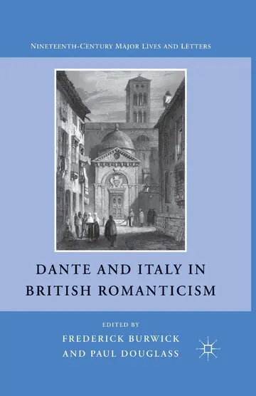 Cover of Dante and Italy in British Romanticism