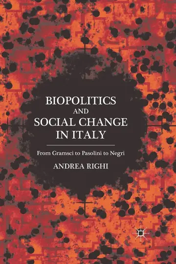 Cover of Biopolitics and Social Change in Italy