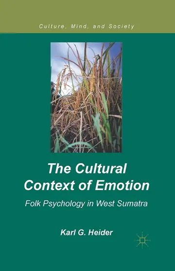 Cover of The Cultural Context of Emotion