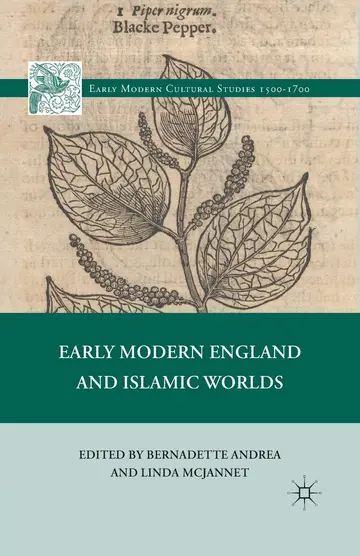 Cover of Early Modern England and Islamic Worlds