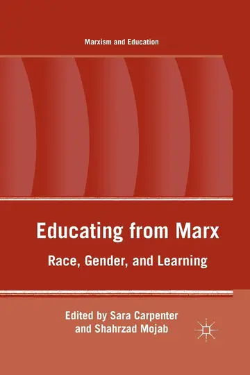 Cover of Educating from Marx