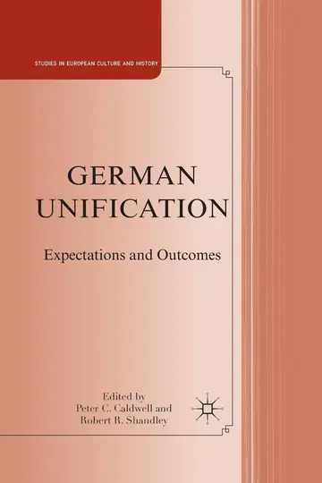 Cover of German Unification
