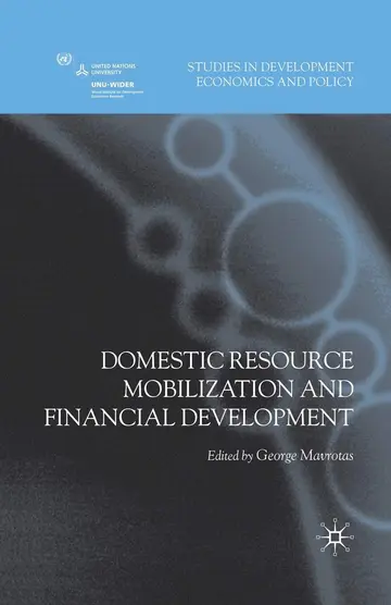 Cover of Domestic Resource Mobilization and Financial Development