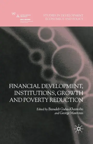 Cover of Financial Development, Institutions, Growth and Poverty Reduction