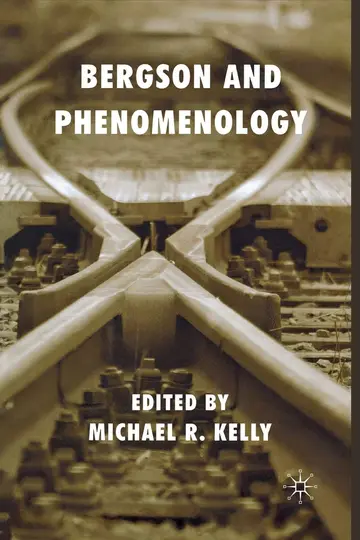 Cover of Bergson and Phenomenology