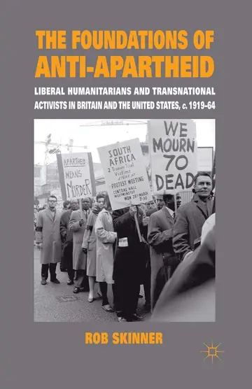 Cover of The Foundations of Anti-apartheid