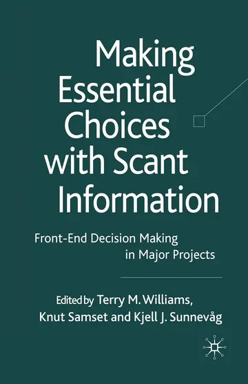 Cover of Making Essential Choices with Scant Information