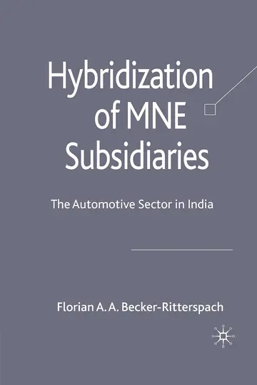 Cover of Hybridization of MNE Subsidiaries