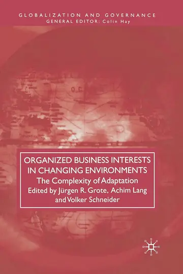Cover of Organized Business Interests in Changing Environments