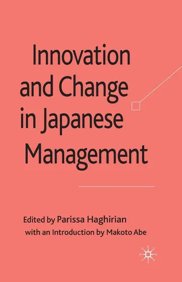 Cover of Innovation and Change in Japanese Management