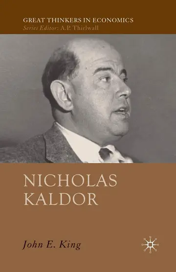 Cover of Nicholas Kaldor