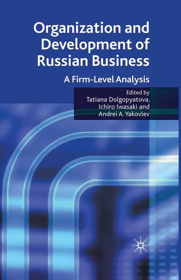 Cover of Organization and Development of Russian Business