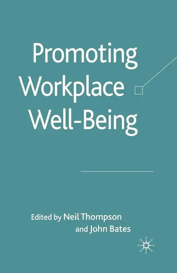 Cover of Promoting Workplace Well-being