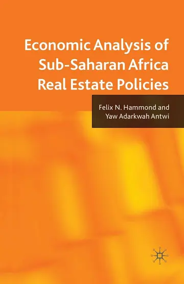 Cover of Economic Analysis of Sub-Saharan Africa Real Estate Policies