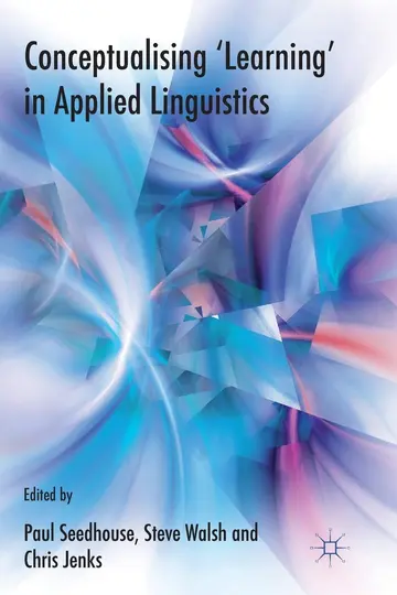 Cover of Conceptualising Learning in Applied Linguistics