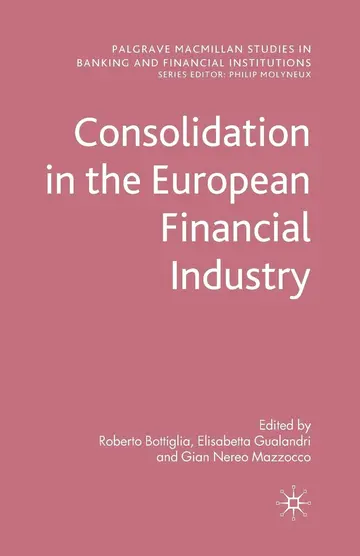 Cover of Consolidation in the European Financial Industry