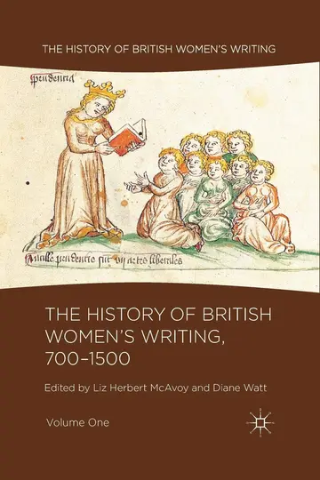 Cover of The History of British Women's Writing, 700-1500