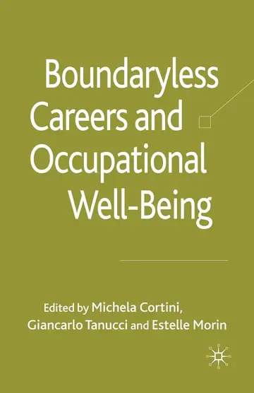 Cover of Boundaryless Careers and Occupational Wellbeing