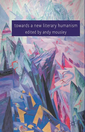 Cover of Towards a New Literary Humanism