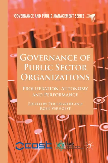Cover of Governance of Public Sector Organizations