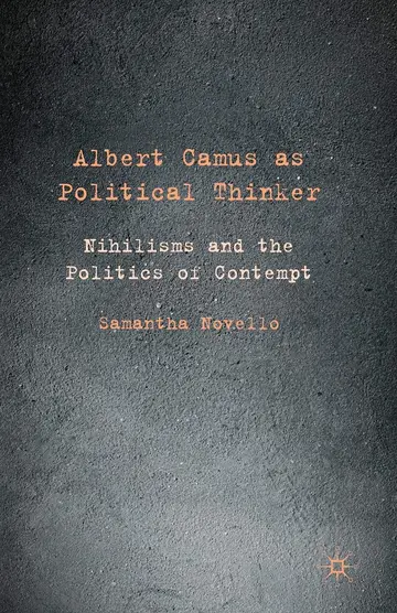 Cover of Albert Camus as Political Thinker