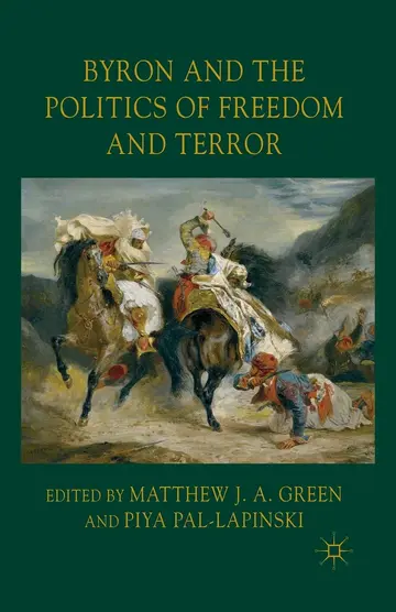 Cover of Byron and the Politics of Freedom and Terror