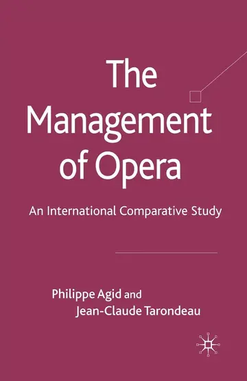 Cover of The Management of Opera